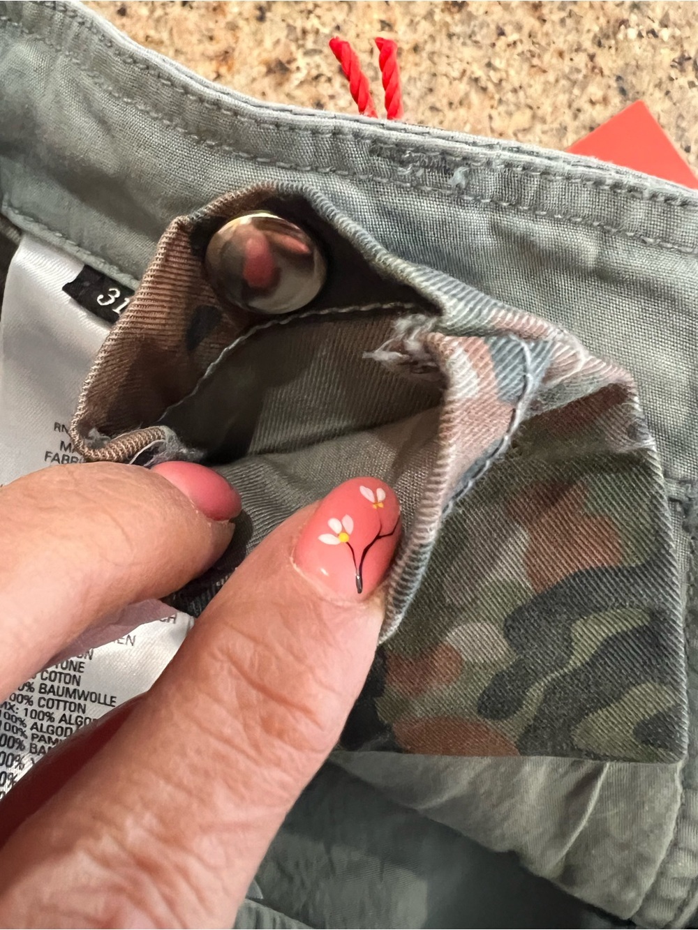 Diesel P-Atlan-Pat Camo Cargo Pants NWT Size 31 Utility Military $375 - Picture 11 of 15
